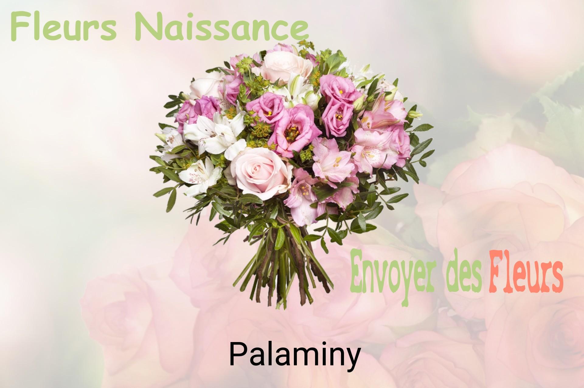 Bouquet de fleurs de naissance livré à Palaminy